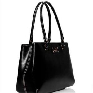Kate Spade - Wellesley Elena Black Leather Tote